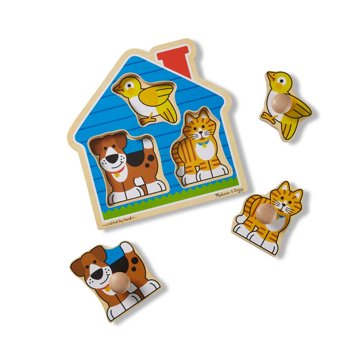 House Pets Jumbo Knob Puzzle - 3 Pieces A2