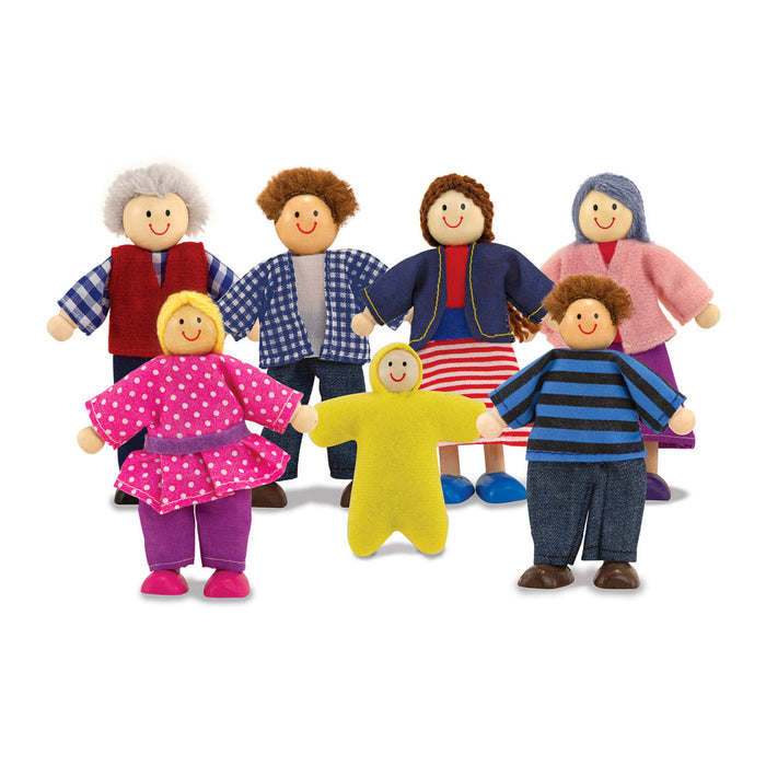 Wooden Doll Family D2