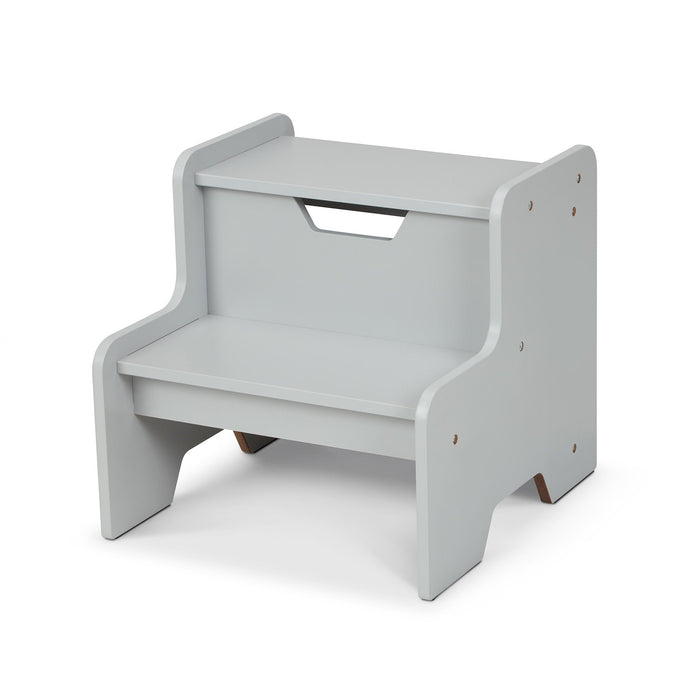 Wooden Step Stool – Gray V7