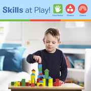 100-Piece Wood Blocks Set H8