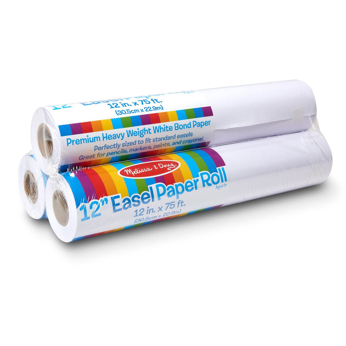 12-Inch Easel Paper Roll 3-Pack C8