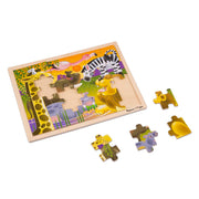 African Plains Wooden Jigsaw Puzzle - 24 Pieces P6
