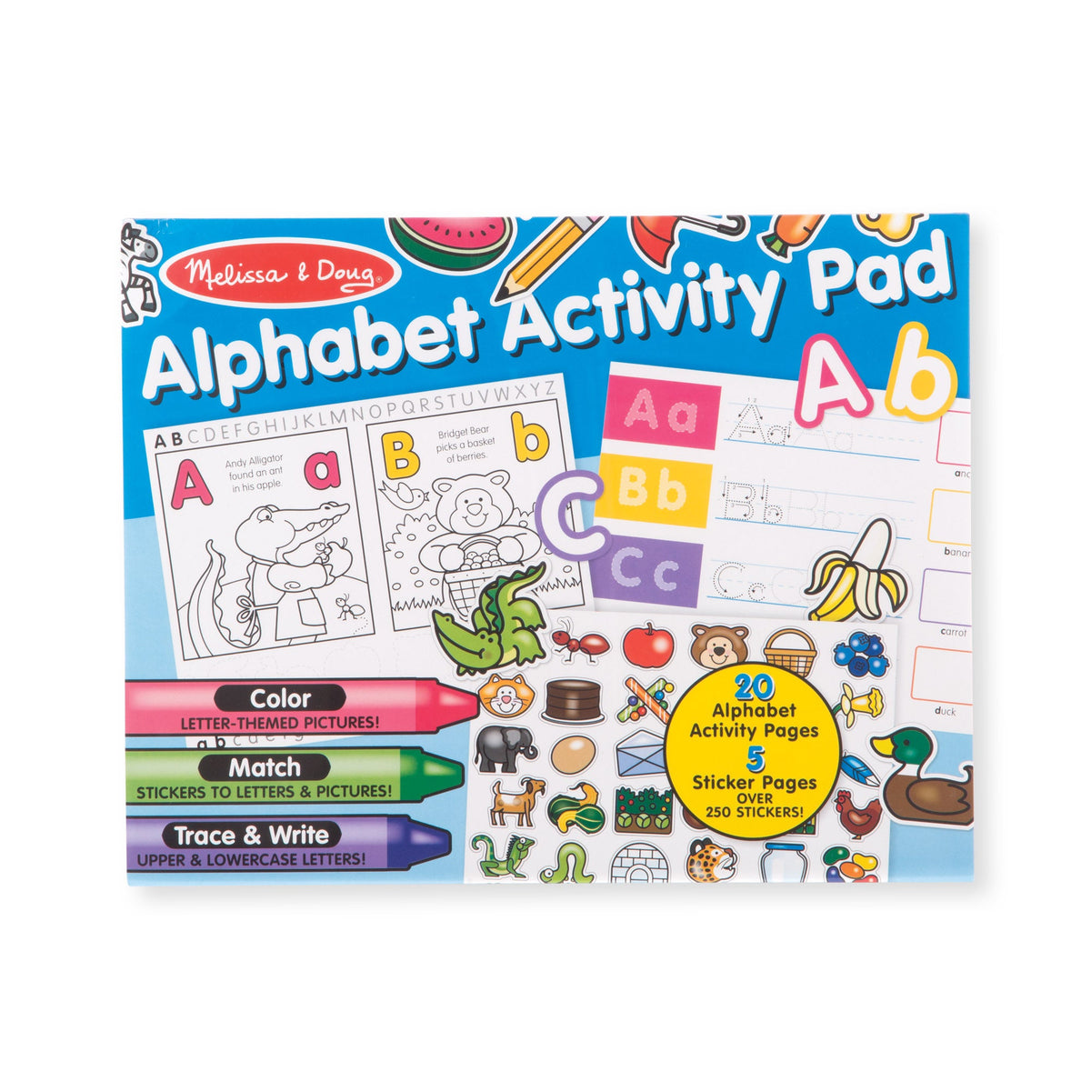 Alphabet Activity Sticker Pad J6