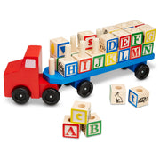 Alphabet Blocks Wooden Truck V0