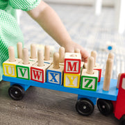 Alphabet Blocks Wooden Truck V0