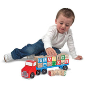 Alphabet Blocks Wooden Truck V0