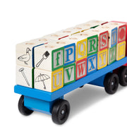 Alphabet Blocks Wooden Truck V0
