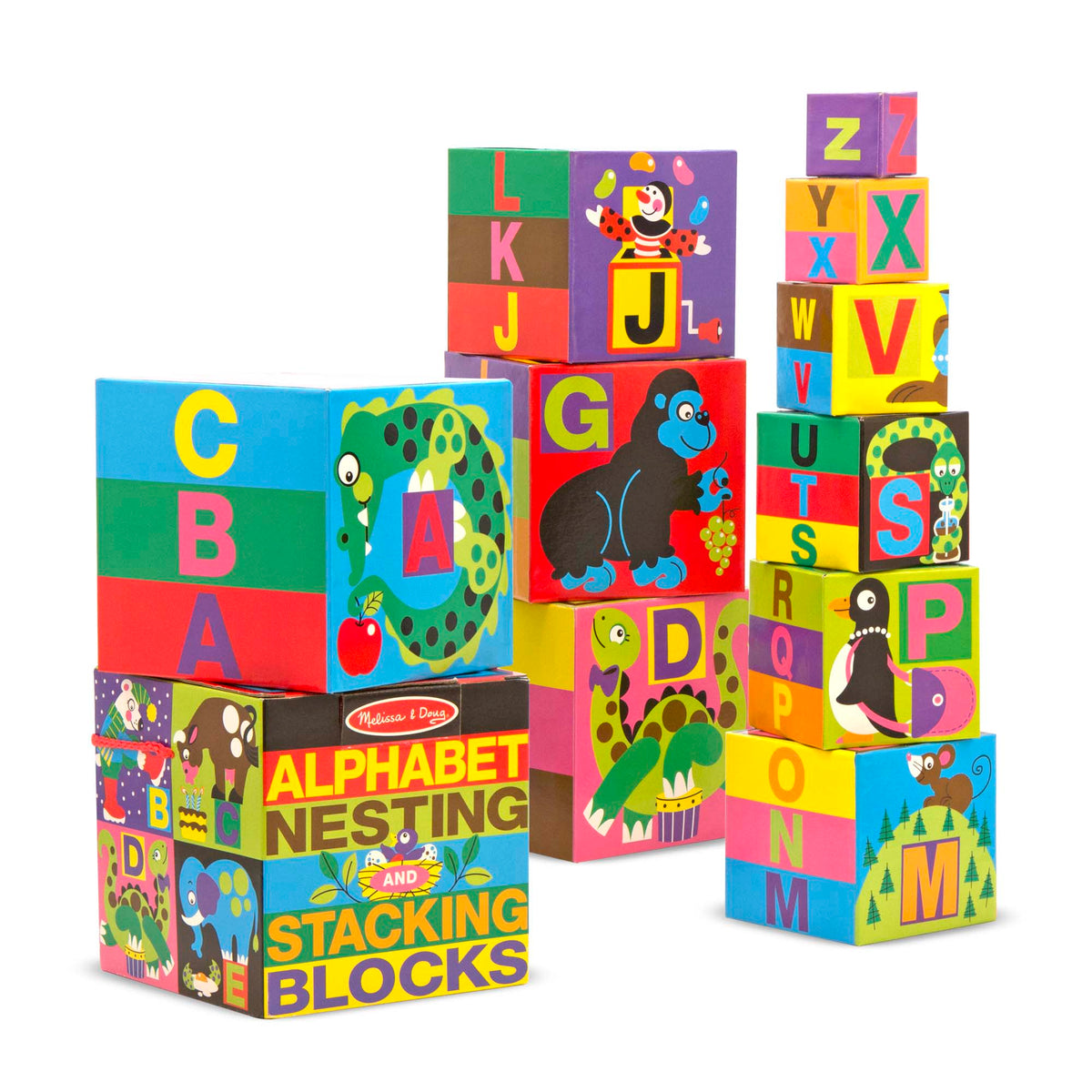 Alphabet Nesting and Stacking Blocks T1