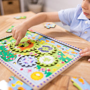 Animal Chase I-Spy Wooden Gear Puzzle F1