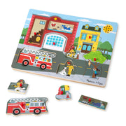 Around the Fire Station Sound Puzzle - 8 Pieces R3