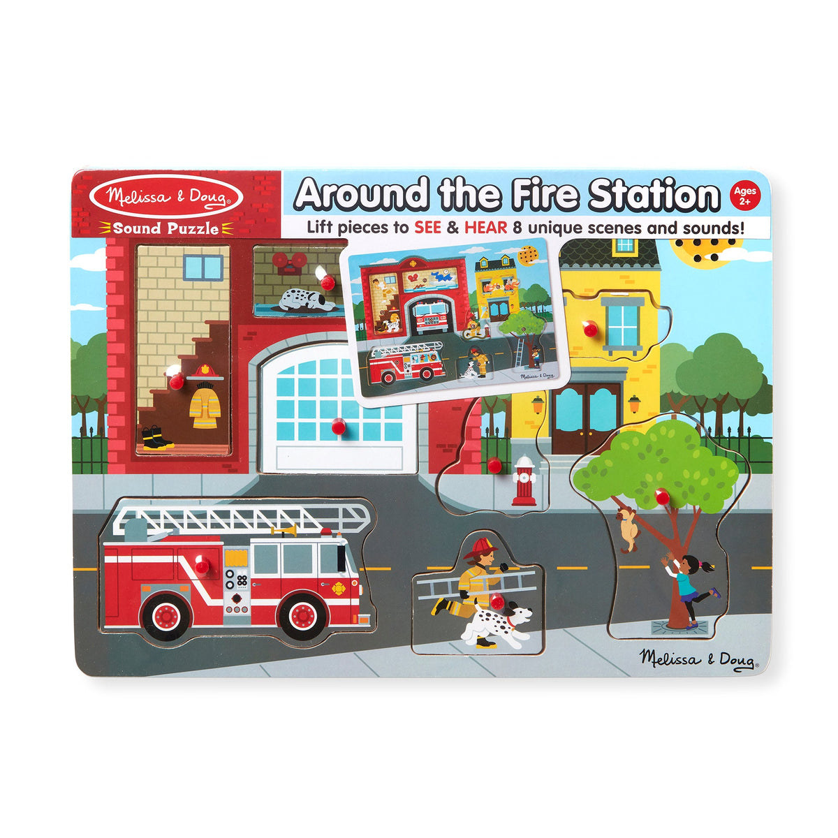Around the Fire Station Sound Puzzle - 8 Pieces Y0
