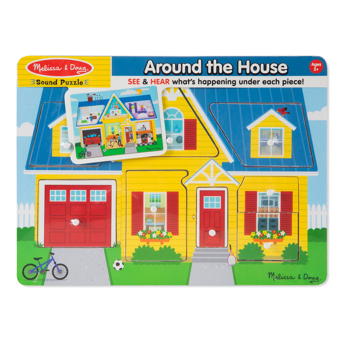 Around the House Sound Puzzle - 8 Pieces M0