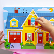 Around the House Sound Puzzle - 8 Pieces O5