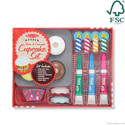 Bake & Decorate Wooden Cupcake Play Set Q7