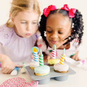 Bake & Decorate Wooden Cupcake Play Set Q7