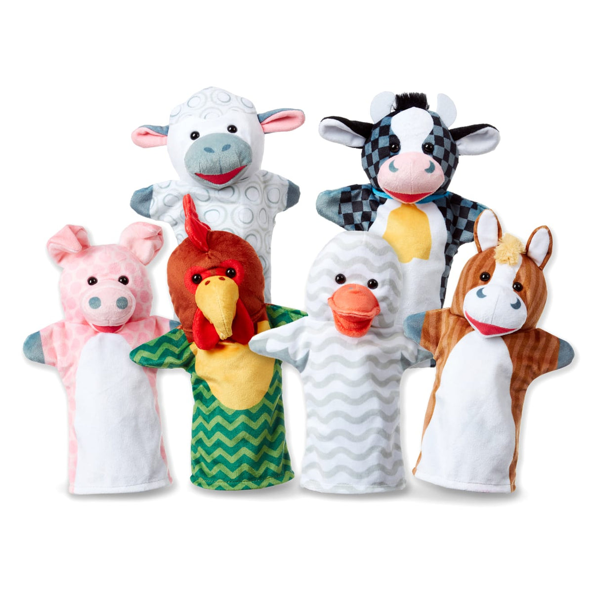 Barn Buddies Hand Puppets (6 Pc) Y6