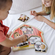 Barnyard Animals Jumbo Knob Puzzle - 3 Pieces X5