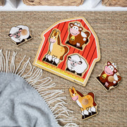 Barnyard Animals Jumbo Knob Puzzle - 3 Pieces X5