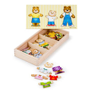 Bear Family Dress-Up Puzzle - 45 Pieces A3