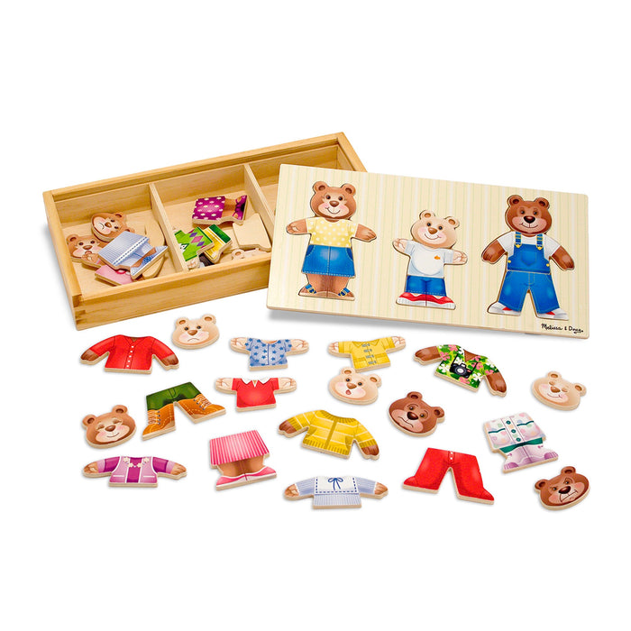Bear Family Dress-Up Puzzle - 45 Pieces Q4