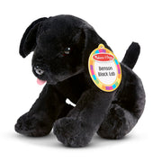 Benson Black Lab Puppy Dog Stuffed Animal V0