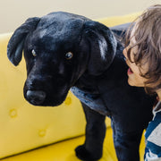 Black Lab Giant Stuffed Animal P8