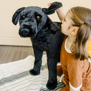 Black Lab Giant Stuffed Animal P8