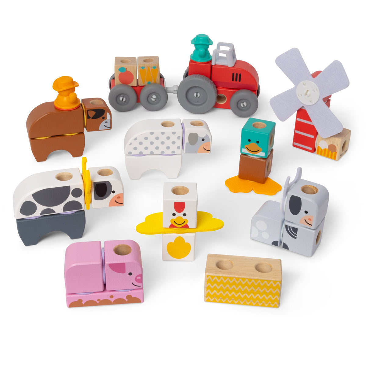 Blockables™ Play Sets Farm and Farm Friends 2-Pack Bundle L4