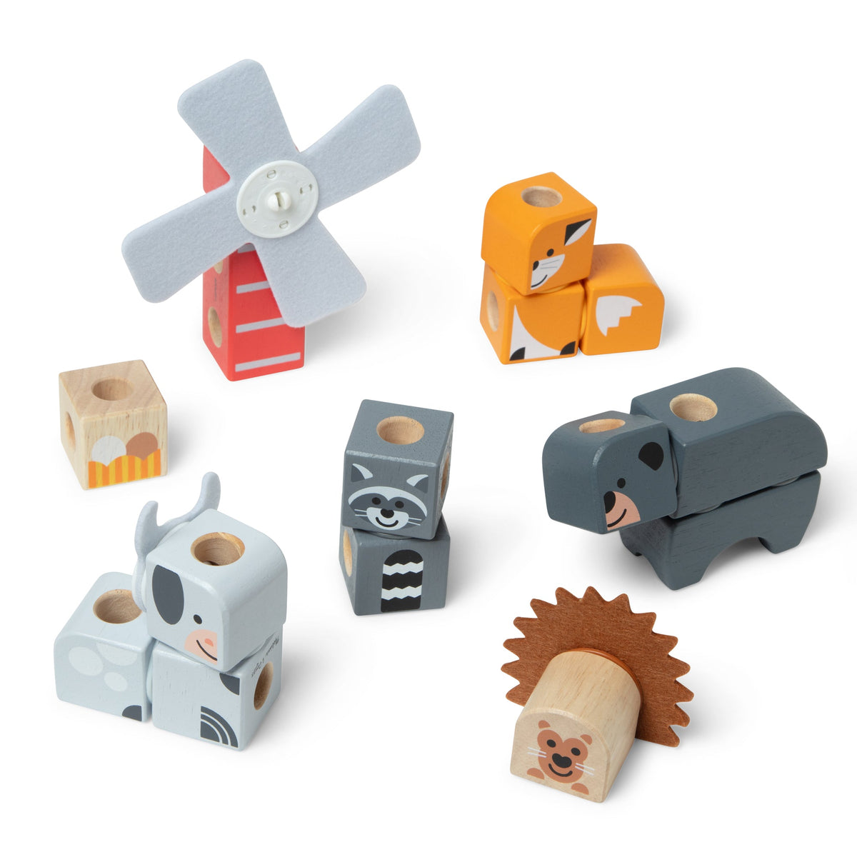 Blockables™ Play Sets Farm Friends and Woodland Friends 2-Pack Bundle S7