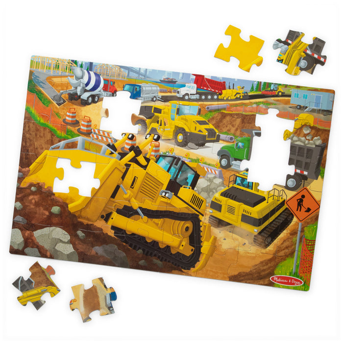 Building Site Floor Puzzle - 48 Pieces E6