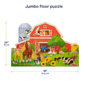Busy Barn Shaped Floor Puzzle - 32 Pieces C0