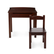 Child's Lift-Top Desk & Chair - Espresso U3