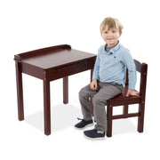 Child's Lift-Top Desk & Chair - Espresso U3