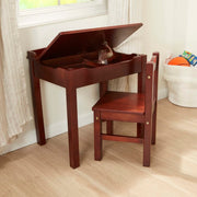 Child's Lift-Top Desk & Chair - Espresso U3