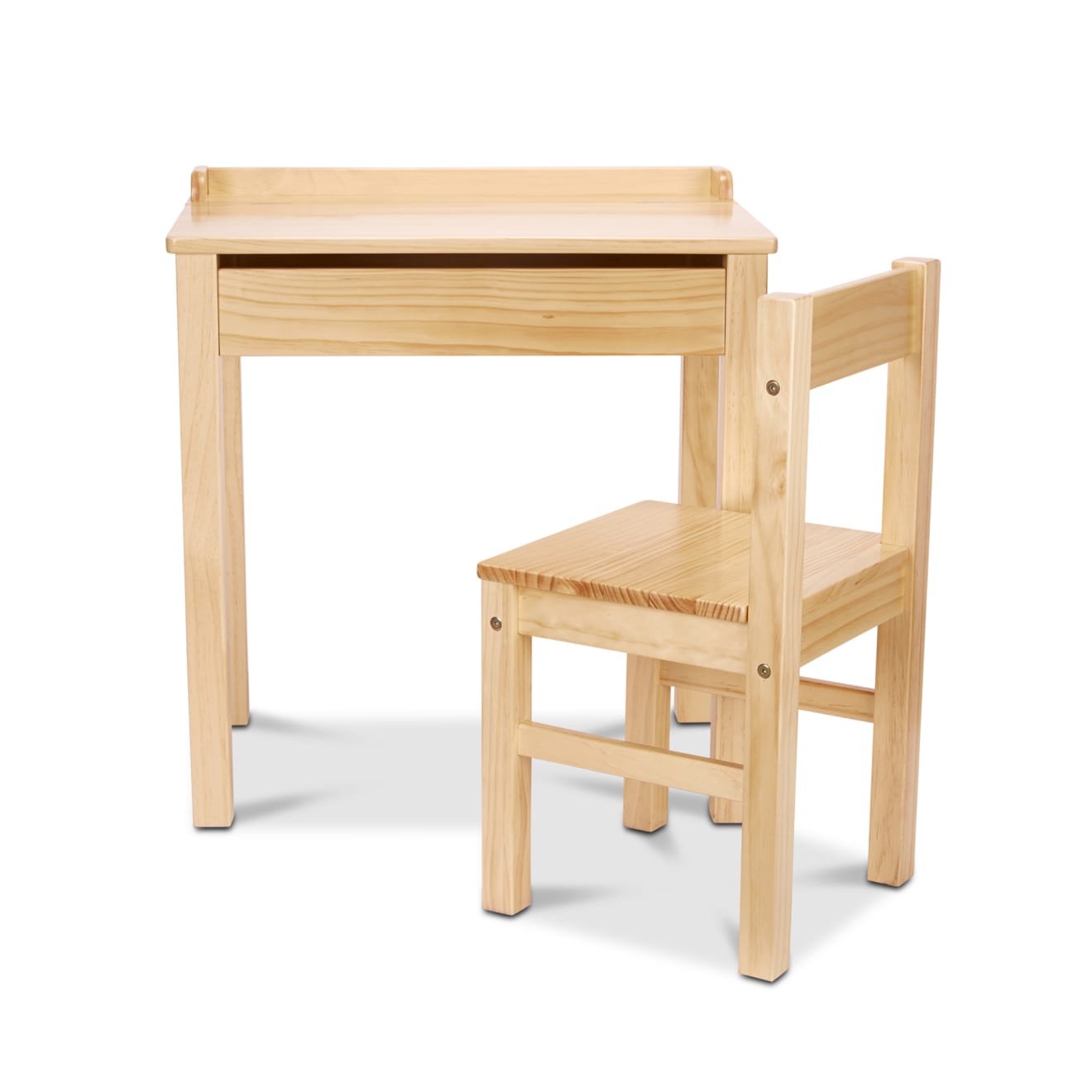 Child's Lift-Top Desk & Chair - Honey Q4