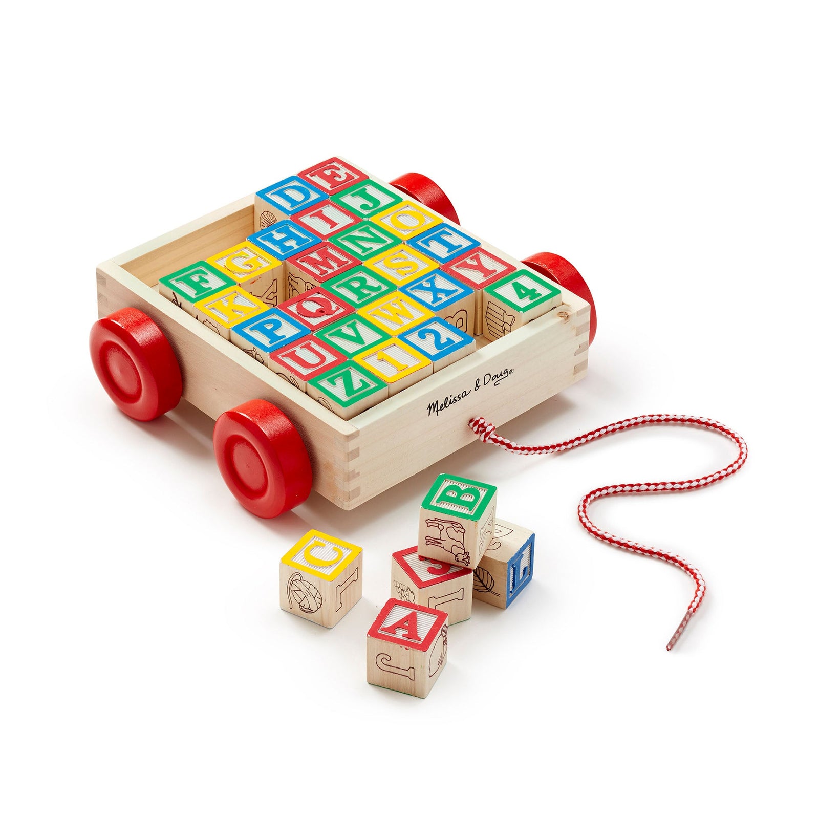 Classic ABC Block Cart B6