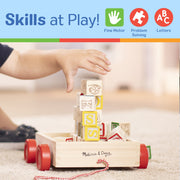 Classic ABC Block Cart B6