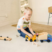 Classic Toy Dump Truck & Loader D9