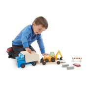 Classic Toy Dump Truck & Loader D9
