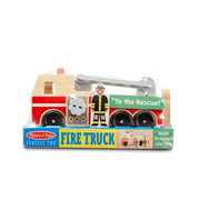 Classic Wooden Fire Truck Play Set C9