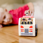 Classic Wooden Fire Truck Play Set C9