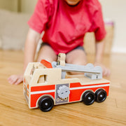 Classic Wooden Fire Truck Play Set C9