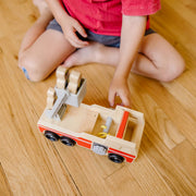 Classic Wooden Fire Truck Play Set C9