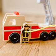 Classic Wooden Fire Truck Play Set C9