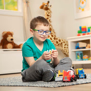 Classic Wooden Toy Construction Vehicle Set Q2