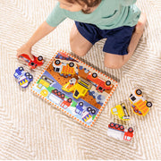 Construction Chunky Puzzle - 6 Pieces T6