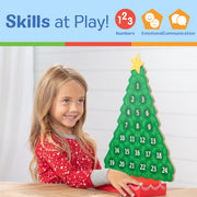 Countdown to Christmas Wooden Seasonal Calendar B0