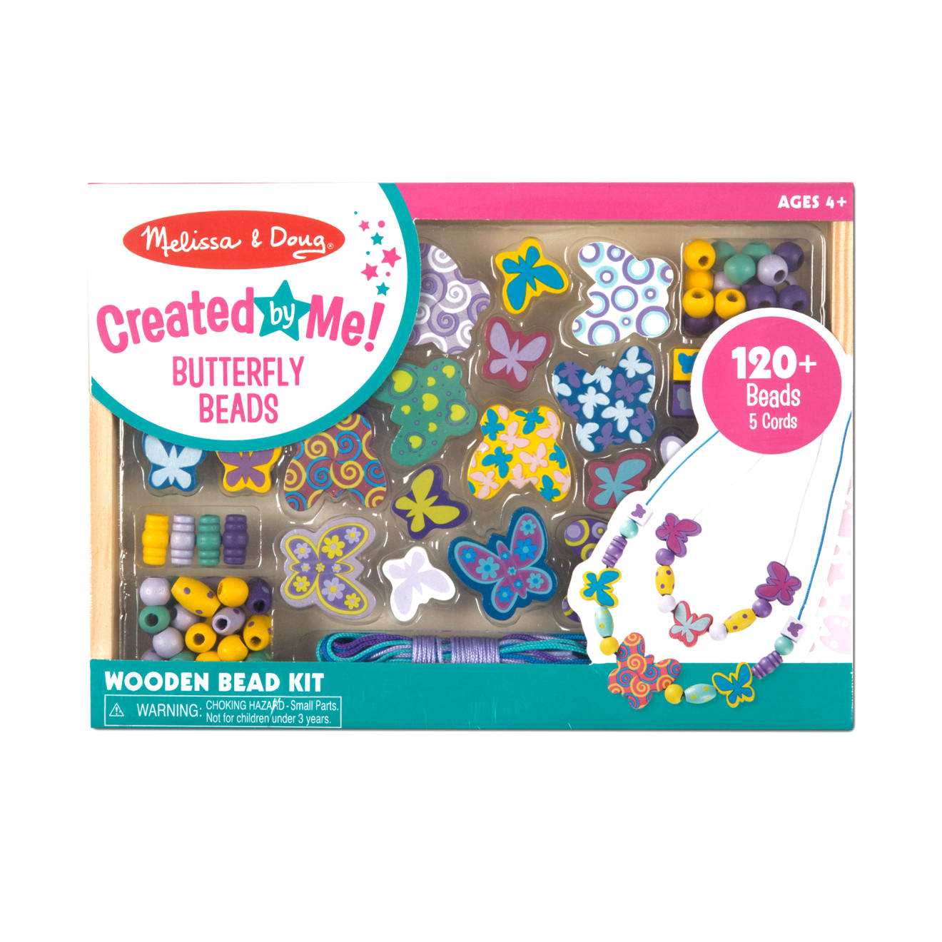 Created by Me! Butterfly Beads Wooden Bead Kit R1