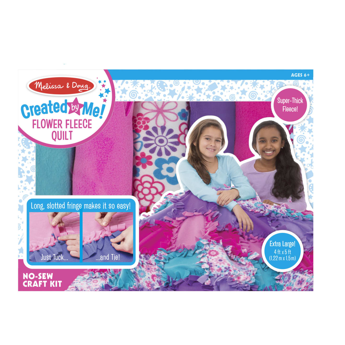 Created by Me! Flower Fleece Quilt H9