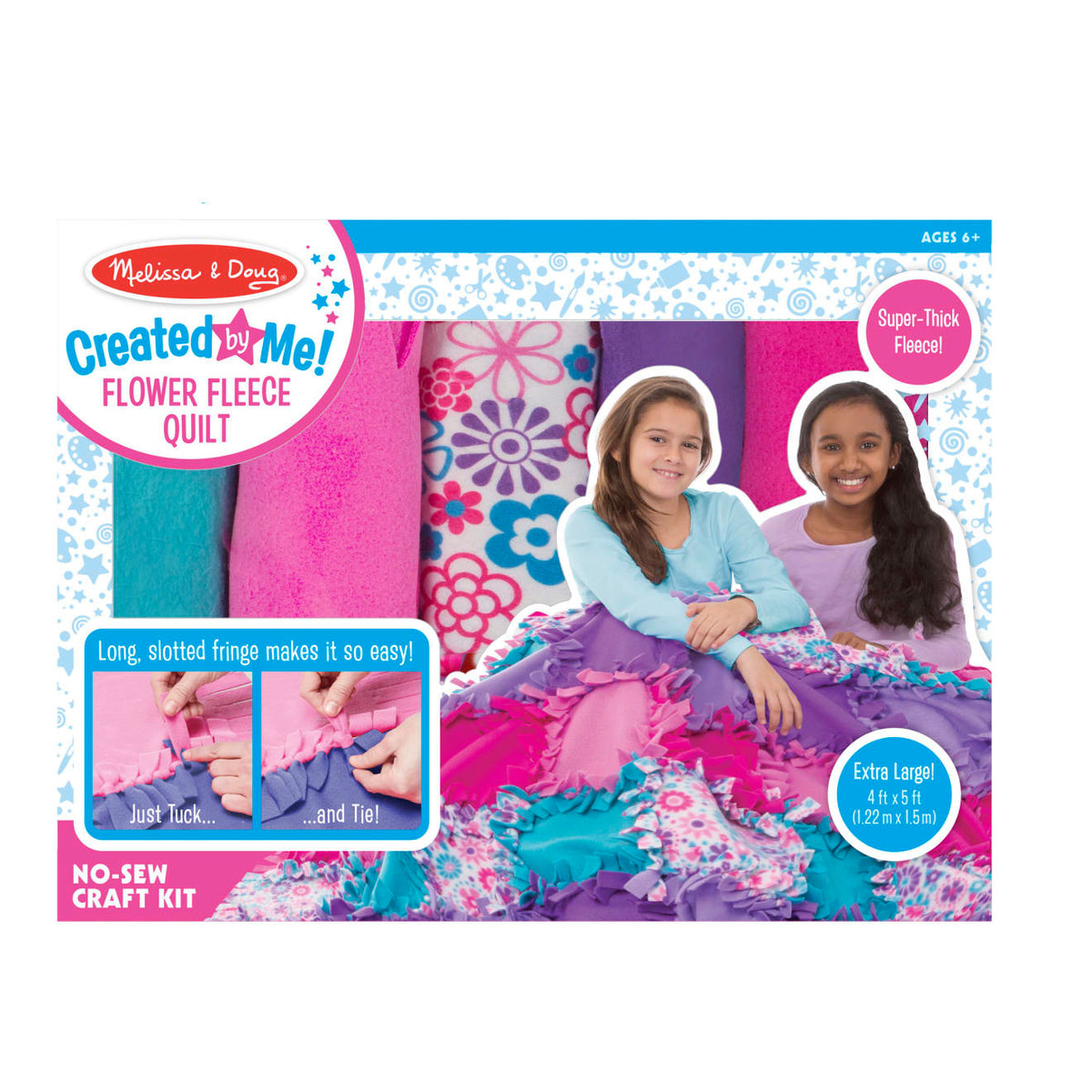Created by Me! Flower Fleece Quilt S0